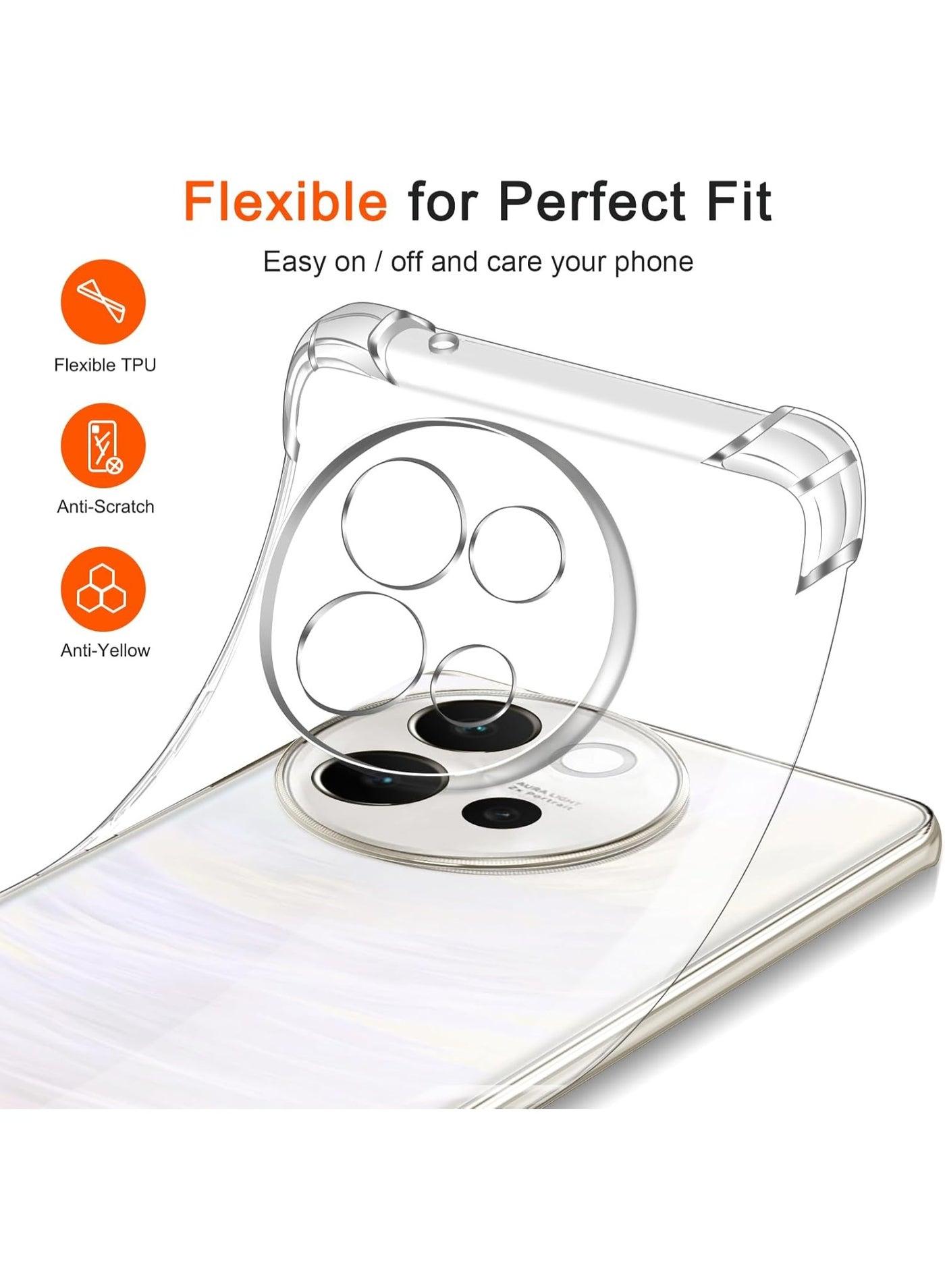 Transparent Shockproof Case Compatible with Vivo V40 Lite Cases & Covers (4)