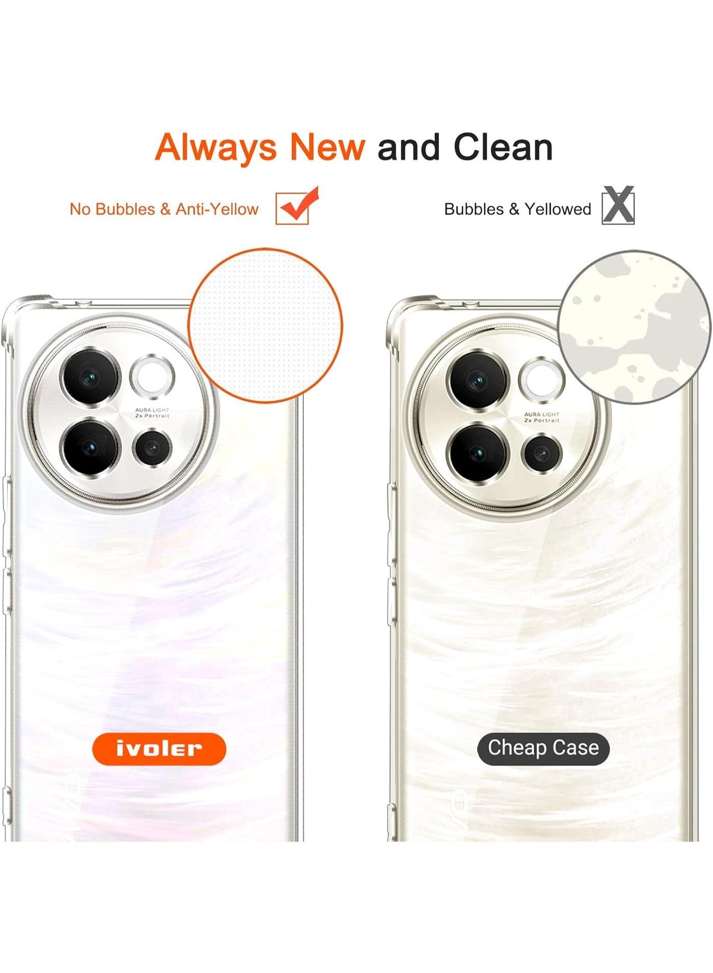 Transparent Shockproof Case Compatible with Vivo V40 Lite Cases & Covers (5)