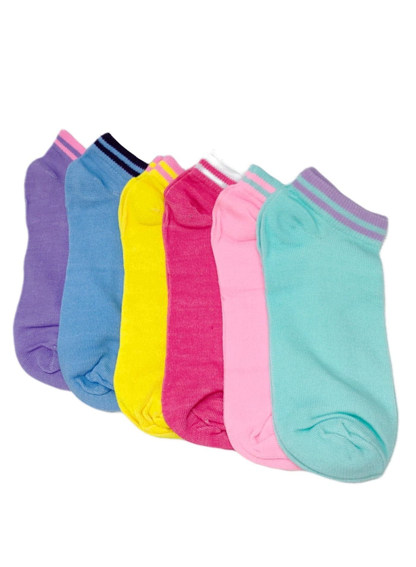 Bundle of 6 multicolor low cut sport women socks Women's Socks