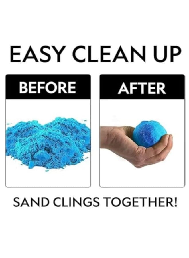 Amazing Dough and Magic Clay Sensory Set with Mould (Blue) (3)