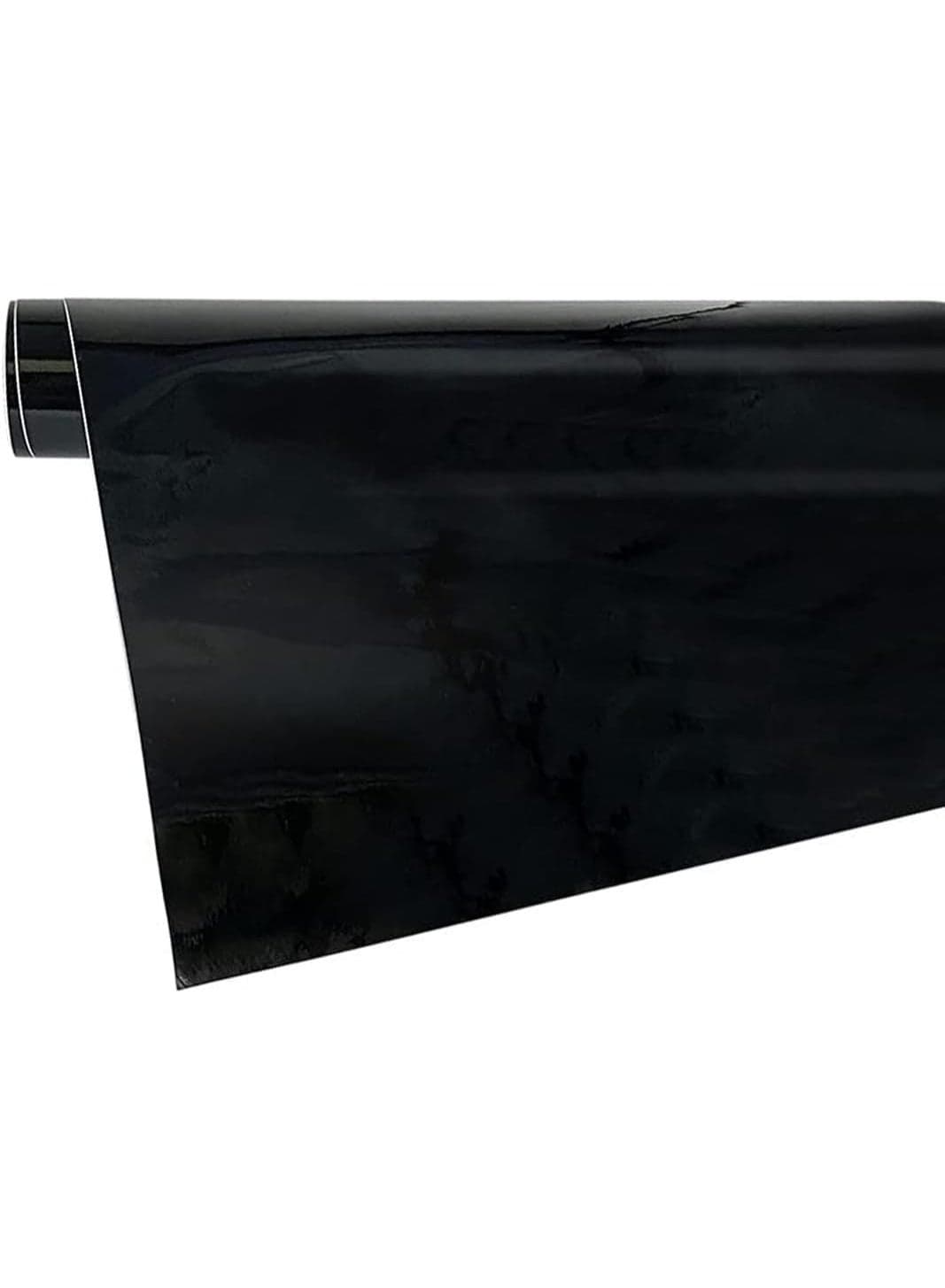 1 meter of multi-purpose vinyl for cars and kitchen utensils, 1 meter 30 cm (glossy black) Decals & Bumper Stickers