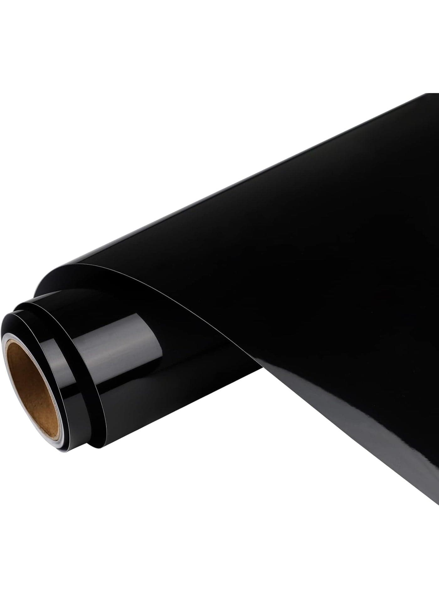 1 meter of multi-purpose vinyl for cars and kitchen utensils, 1 meter 30 cm (glossy black) Decals & Bumper Stickers (٨)