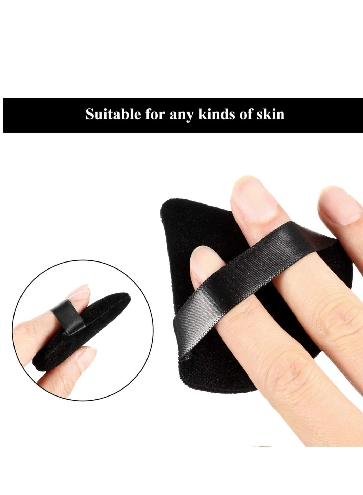 12 Pieces Powder Puff Face Triangle Makeup Puff for Loose Powder Soft Body Cosmetic Foundation Sponge Mineral Powder Wet Dry Makeup Tool (4)