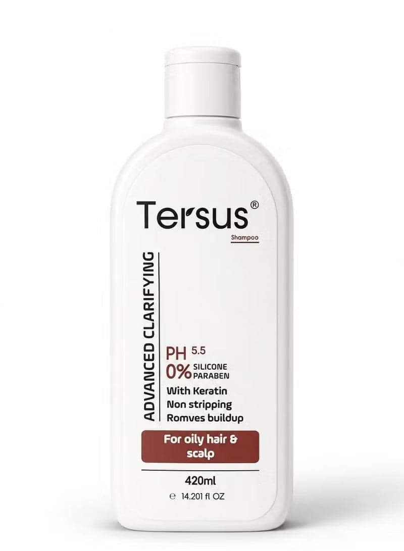 Clarifying Shampoo for Deep Cleansing & Buildup Removal with Keratin for Oily Hair & Scalp – 420 ml