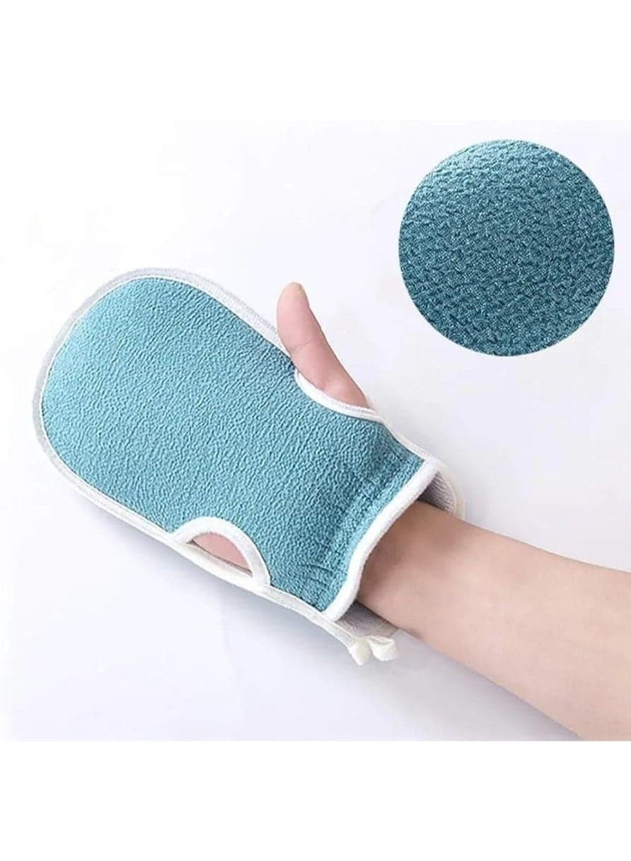 3-in-1 bath loofah set with high-quality materials, a coarse exfoliating glove to remove dirt and grease + a back loofah belt to scrub the back + a mesh sponge to make a rich soap lather. A body exfoliation and softening set to ensure perfect cleanliness and flawless skin. Durable design that withstands frequent use. Loofahs, Sponges & Poufs (2)