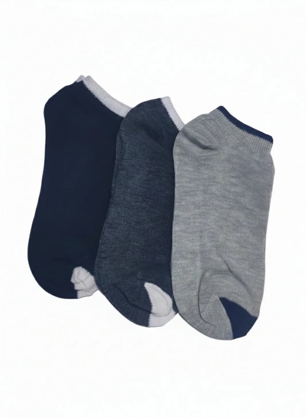 Bundle of Three pairs low Casual unisex comfortable Socks Men's Socks (2)