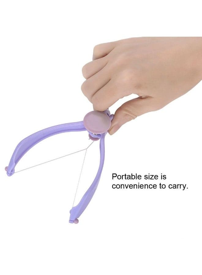 🪒Eyebrow, Face and Body Hair Remover for Women Eyebrow, Face and Body Hair Removal System Kit with Eyebrow Tweezers, Threading Hair Remover for Women Personal Care (4)