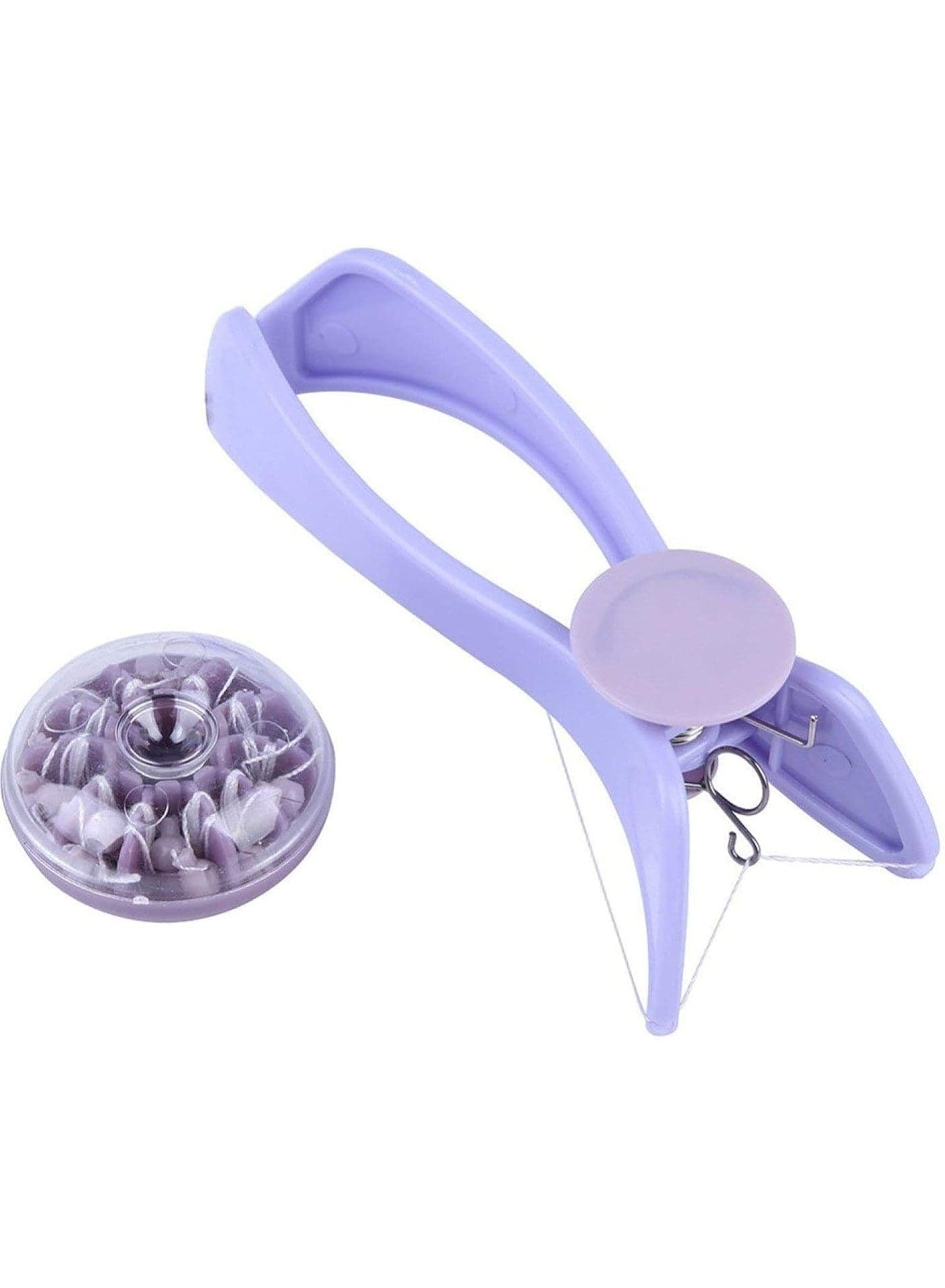🪒Eyebrow, Face and Body Hair Remover for Women Eyebrow, Face and Body Hair Removal System Kit with Eyebrow Tweezers, Threading Hair Remover for Women Personal Care (6)