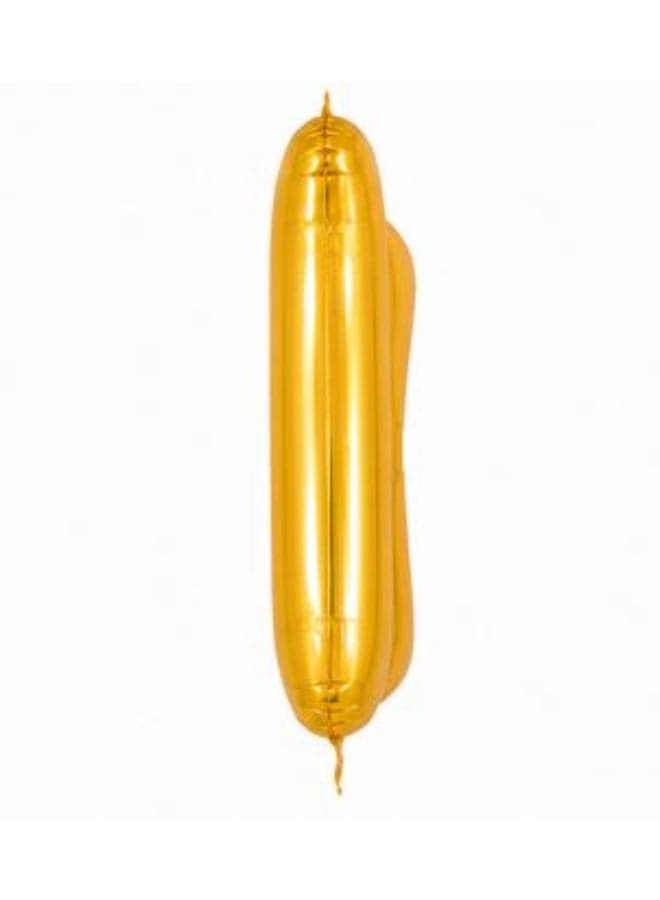 32 Inch Gold Foil Letter K Balloon – Metallic Mylar Helium & Air Party Decoration Balloon (4)