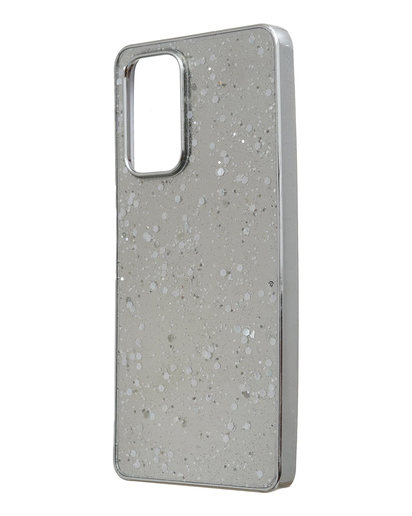 Glitter Plastic Mobile Phone Case With Cute Design for Xiaomi Redmi Note 10 Pro - Silver Cases & Covers (٣)