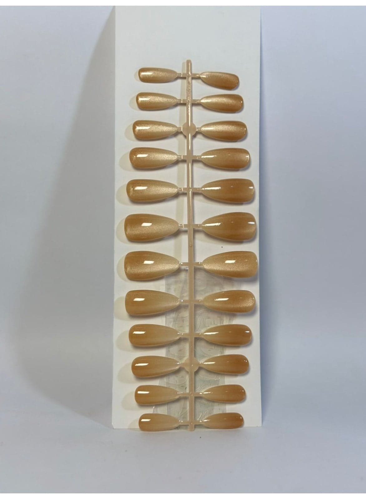 24Pcs(1Sheet) Press on Nails Almond - Nails Glossy Nail Press Ons Full Cover, Acrylic Nail Extensions Professional Salon and Home DIY Art-