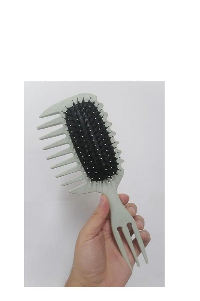 فرشاة ومشط في أداة واحدة لتوفير الوقت والمساحة. قطعتين Hair Brushes (٦)