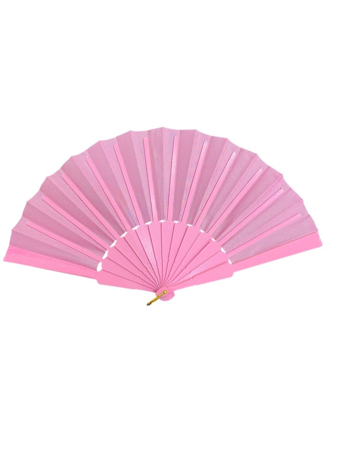 Baby pink Folding Hand Fans Fabric Fans Summer Handheld Fan for Party, Wedding, Gifts, Wall Decoration,Photographic Props Party Favors (٣)