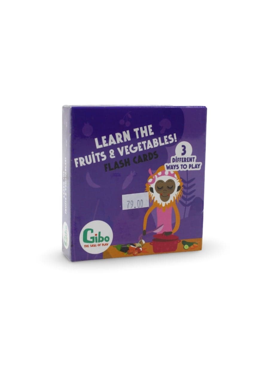 Nilco Gibo Learn the Fruits & Vegetables! Flash Cards