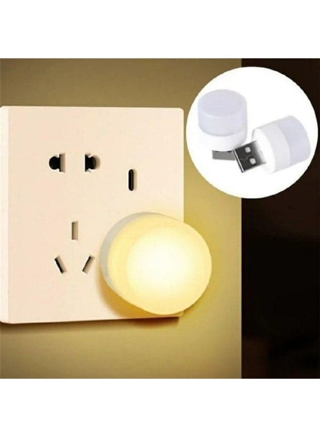 USB LED Night Light Lamp for Bedroom Eye Protection Baby Night Lights (٧)