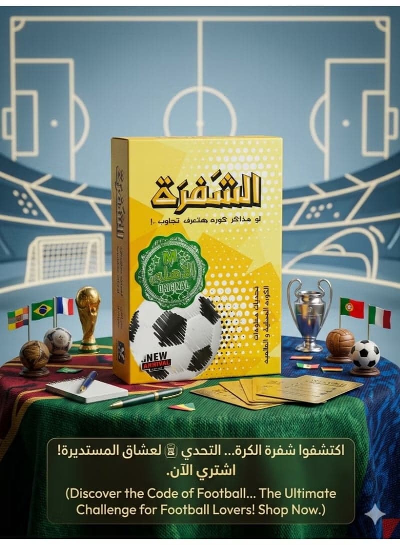 "Code" Card Game - Football Information Challenge | The original version for football fans | Local and international football question and challenge cards - a great choice for birthday gifts or holiday gatherings and occasions.