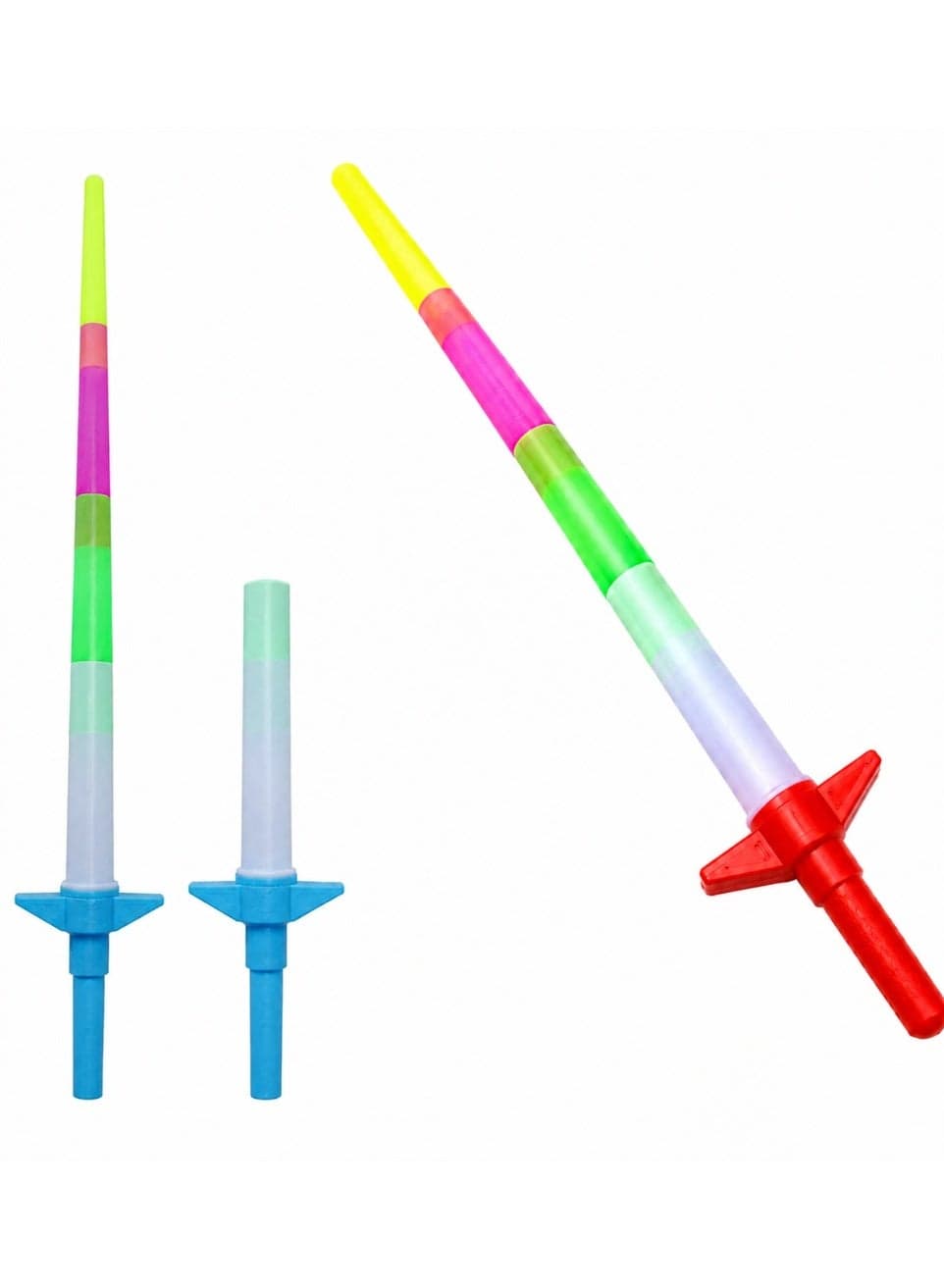 First Choice Telescopic Toy Sword for Kids – Retractable and Extendable with Colorful Lights; A Fun Plastic Sword for Parties, Holidays, and Active Play for Boys and Girls. Gifts (٧)