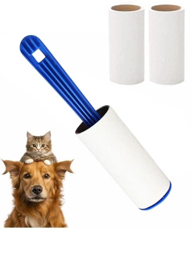 Lint Remover 3 Pack 10 Sheets Each Lint and Pet Hair Remover Brush for Clothes Hair Removal Kit Portable Sticky Paper with Angled Dust Remover Suitable for Removing Hair, Crumbs, and More Cat Hair Removal Products