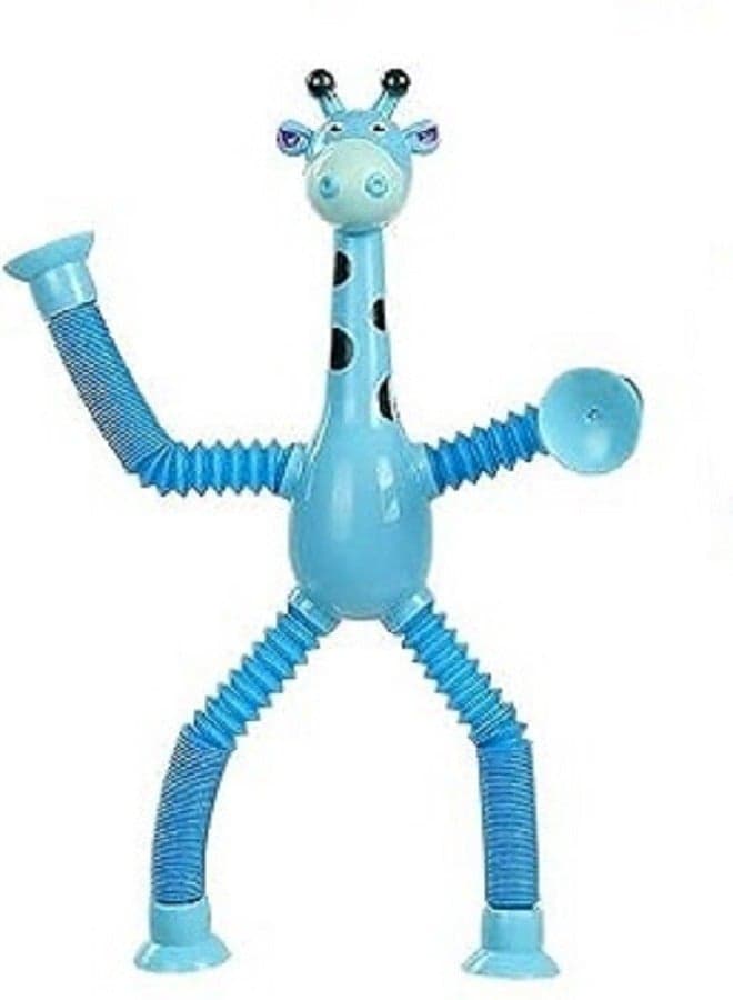 Telescopic Suction Cup Giraffe Toys, Sensory Giraffe Toy, Suction Cup Toy Kids, Giraffe Stuffed Animal, Anti-Stress Fidget Toys, Funny Educational (Purple) Gag Toys & Practical Jokes