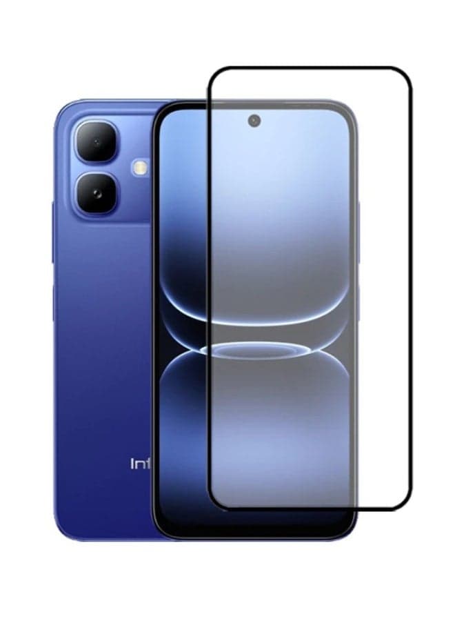 Tempered Glass Screen Protector Compatible with Infinix Smart 20 9H Clear Full Coverage Bubble-Free Scratch Resistant Flexible Mobile Display Screen Protector Film