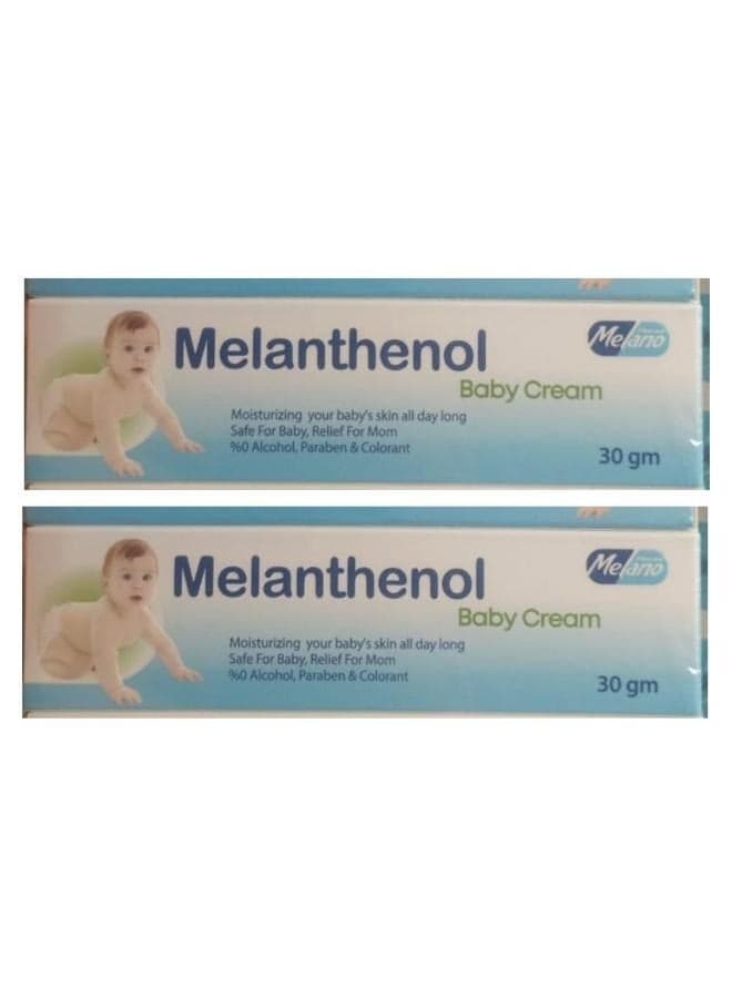 2Pieces Melanthinol Moisturizing Cream for Children 2X30 g Baby Body Lotions