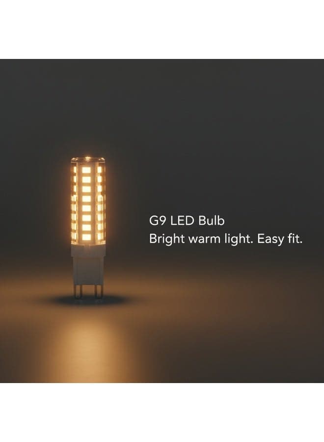 لمبة LED G9 توفر إضاءة قوية وواضحة مع استهلاك منخفض للطاقة. مناسبة للنجف، الأباليك، والوحدات الديكورية. خامة عالية الجودة وعمر افتراضي طويل يضمن إضاءة ثابتة بدون تسخين أو وميض. Light Bulbs (4)