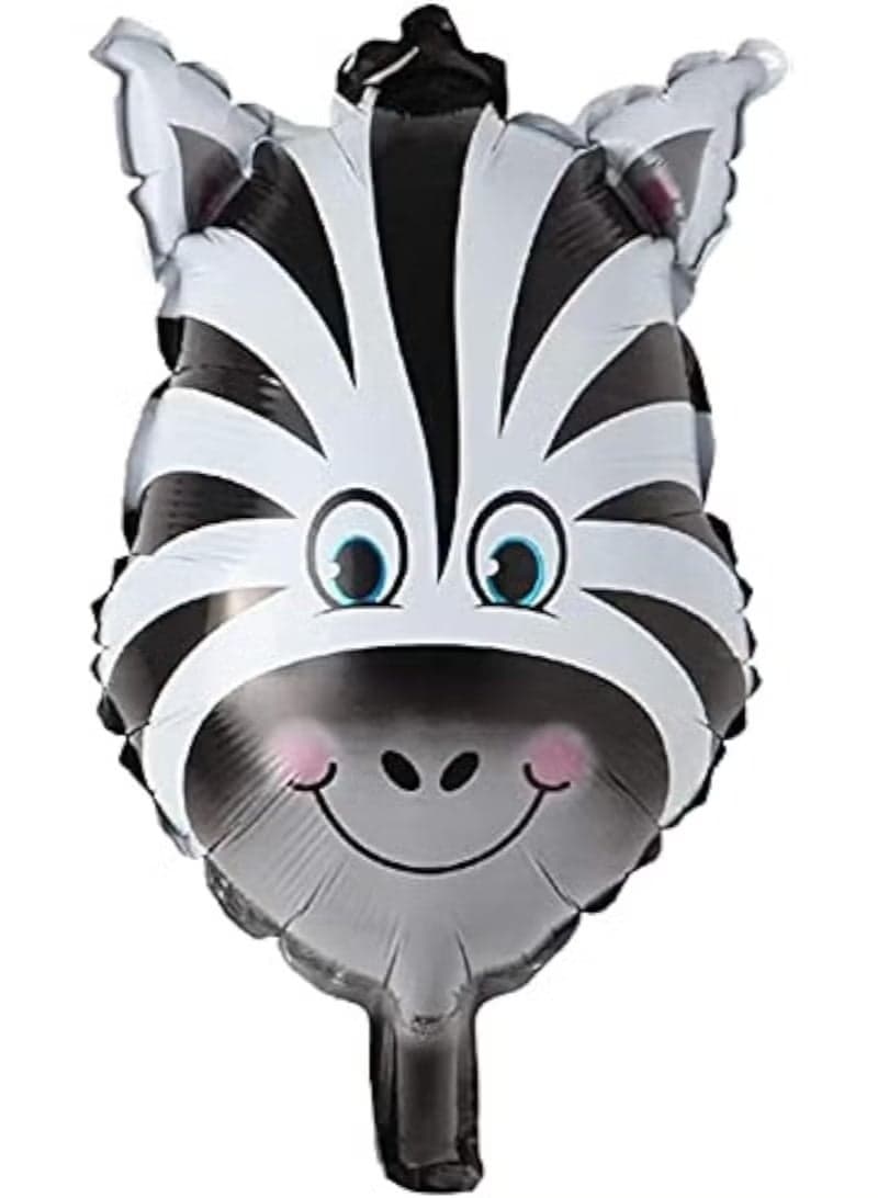 secret Mini Animal Head Foil Balloon, Zoo Inflatable Air Ballon Baby Shower Happy Birthday Party Decorations