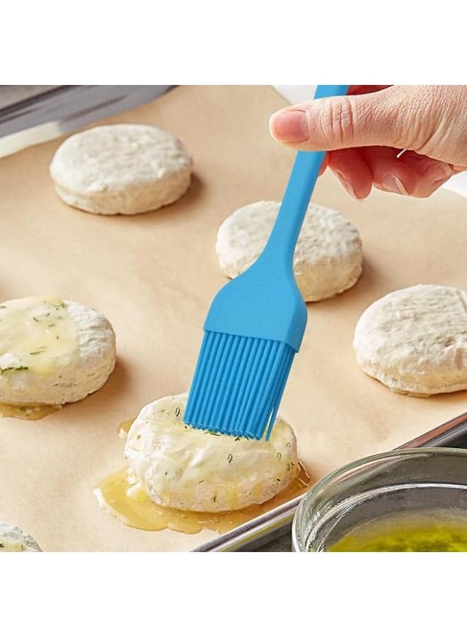 Silicone Oil Brush for Cooking and Baking, Food Grade BBQ Basting Brush for Oil, Butter, Sauce and Marinade, Heat Resistant Kitchen Pastry Brush, Multicolor Grilling Brushes (٦)