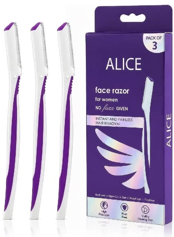 Face Razor Pack of 3 PCS – Easy Facial Hair Removal – AS-30 Personal Care