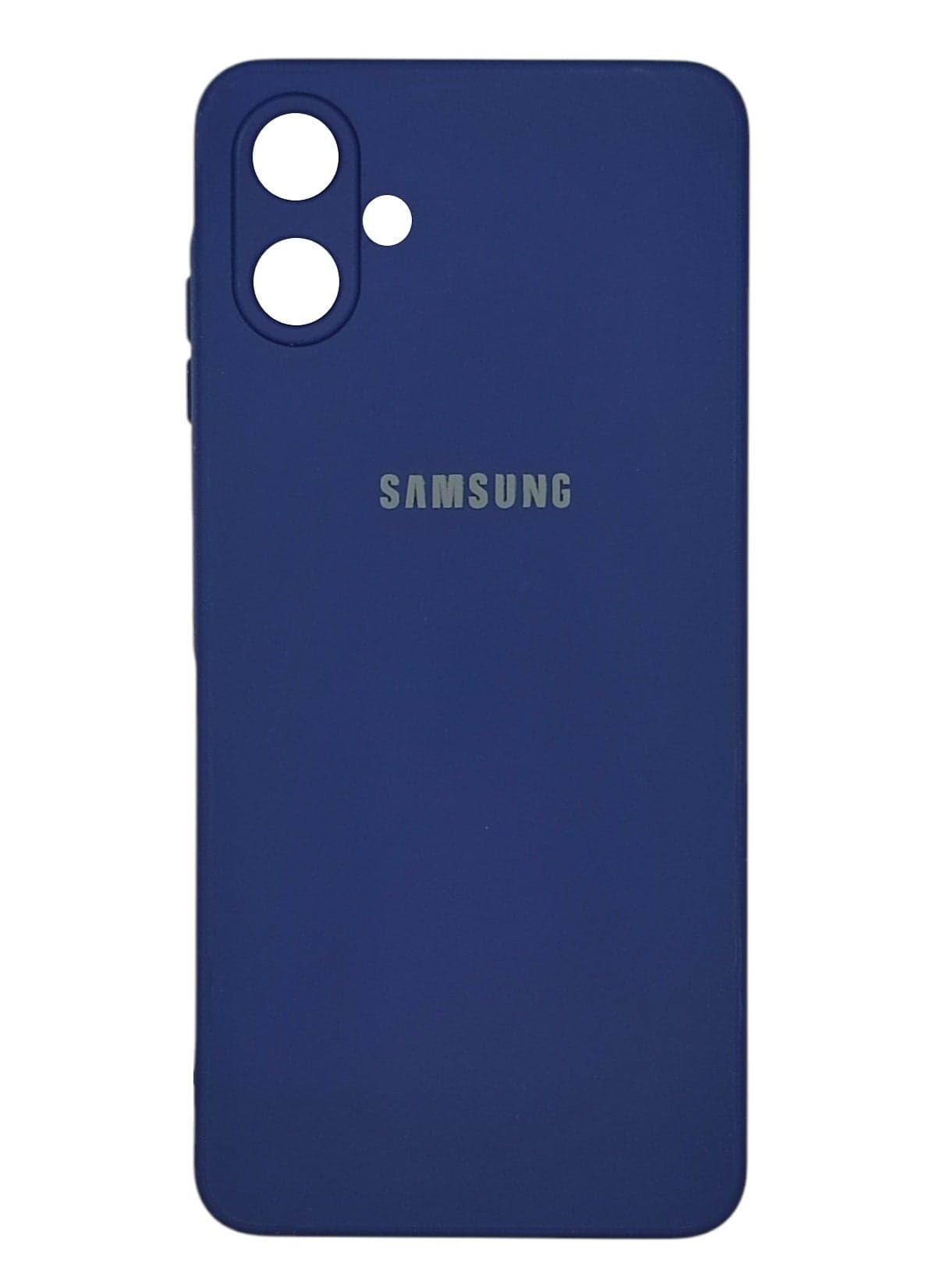 Samsung Galaxy A07 Silicone Case Cover With Camera Protection - Dark Blue