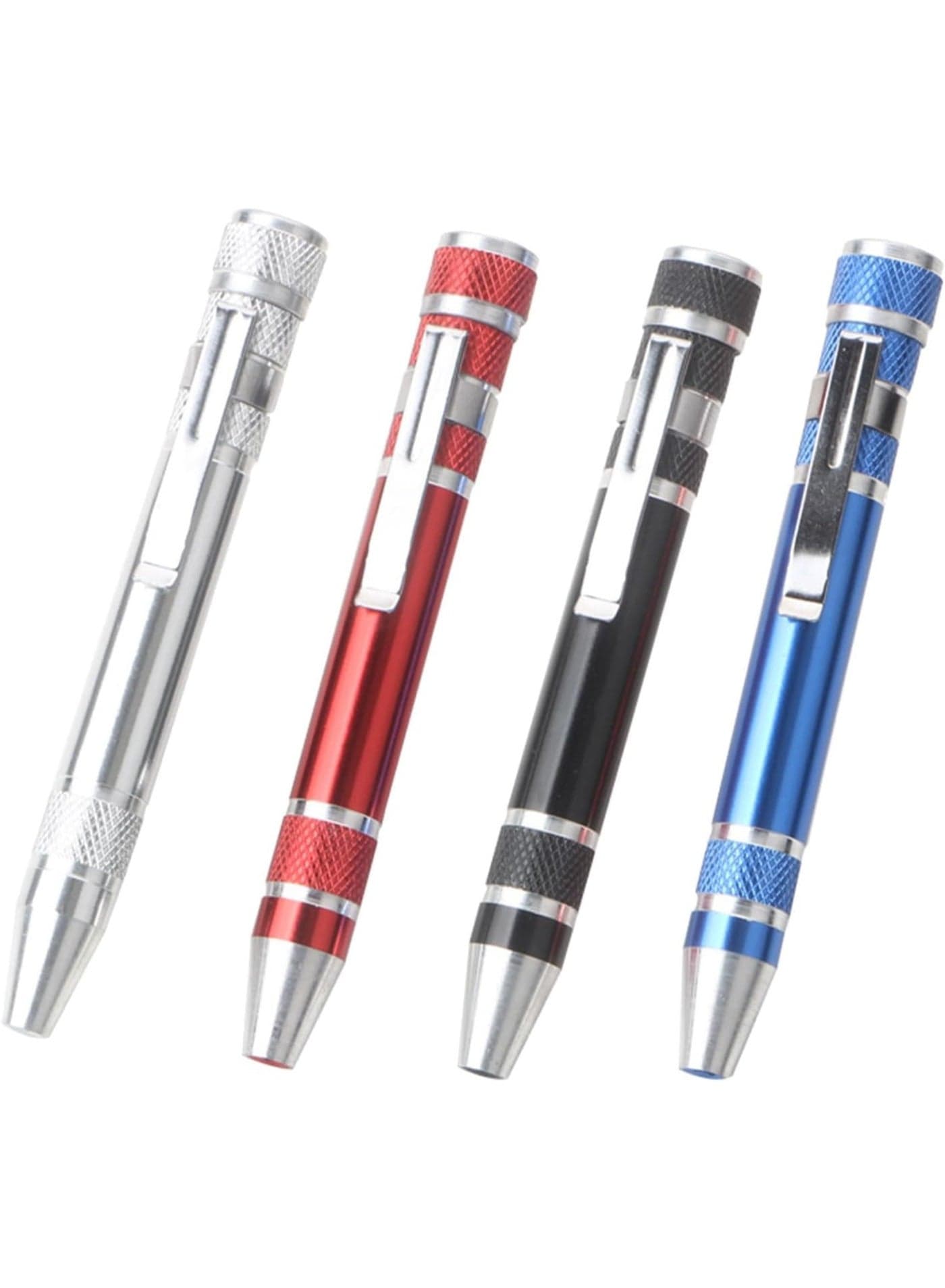 8 in 1 Multifunctional Pen Screwdriver, Portable Pocket Repair Tool with Replaceable Bits (٥)