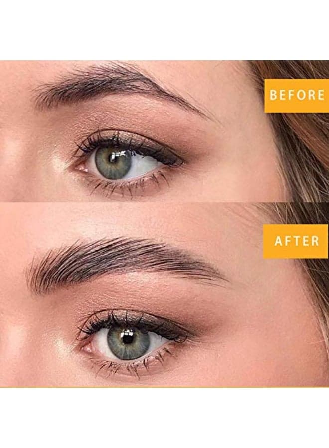 4D Soap Brow Kit – Waterproof Long Lasting Styling Pomade, Smudge-Proof Makeup Balm for Natural Eyebrow Look (Pack of 1) Eyebrow Creams & Gels (١٠)