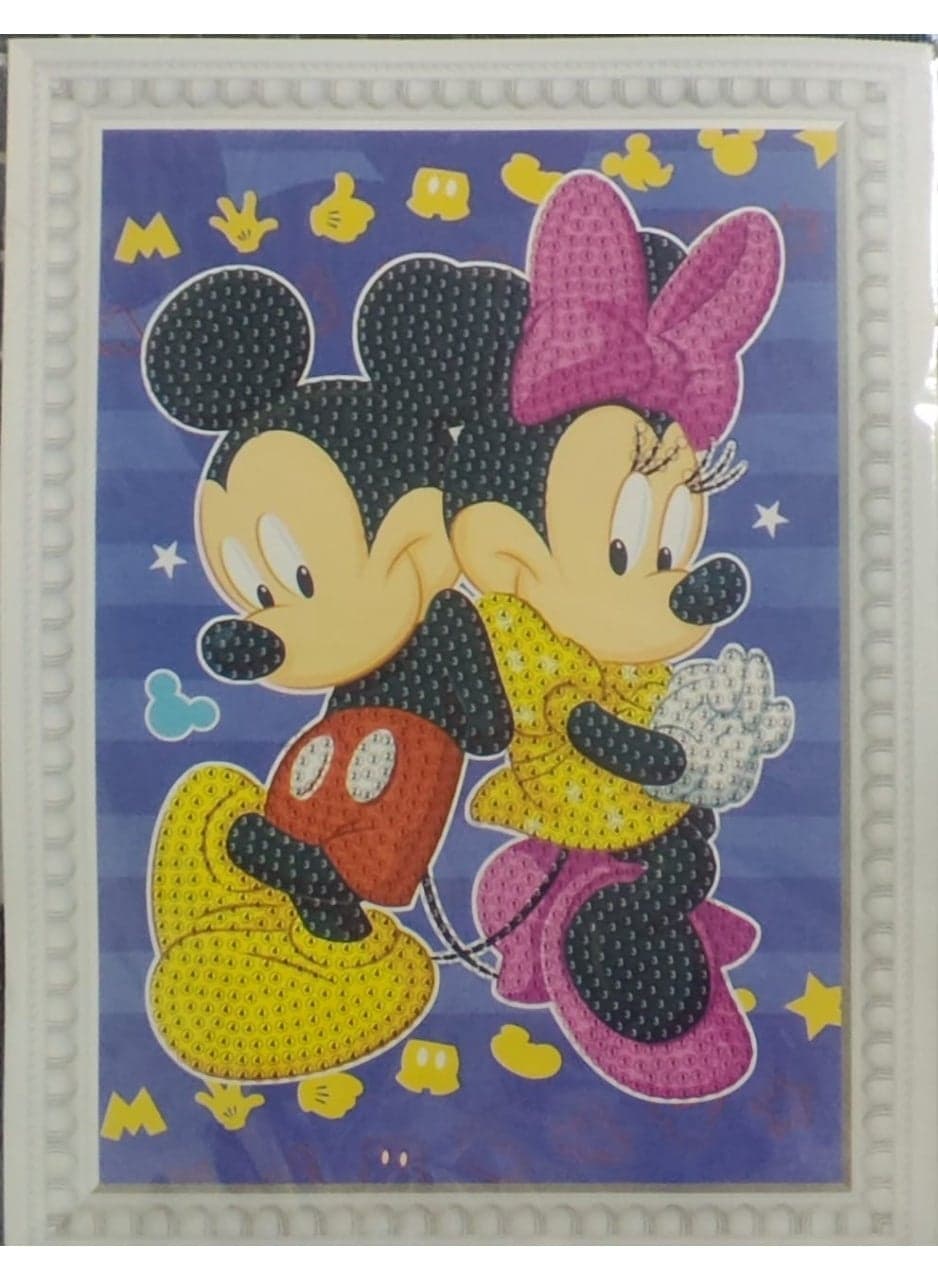 Diamond Painting: Turn your moments into a magical artistic experience with diamond painting – a hobby that combines fun and focus, giving you a sense of accomplishment with every piece you create. Mickey Mouse Painting Drawing & Painting Supplies (٣)