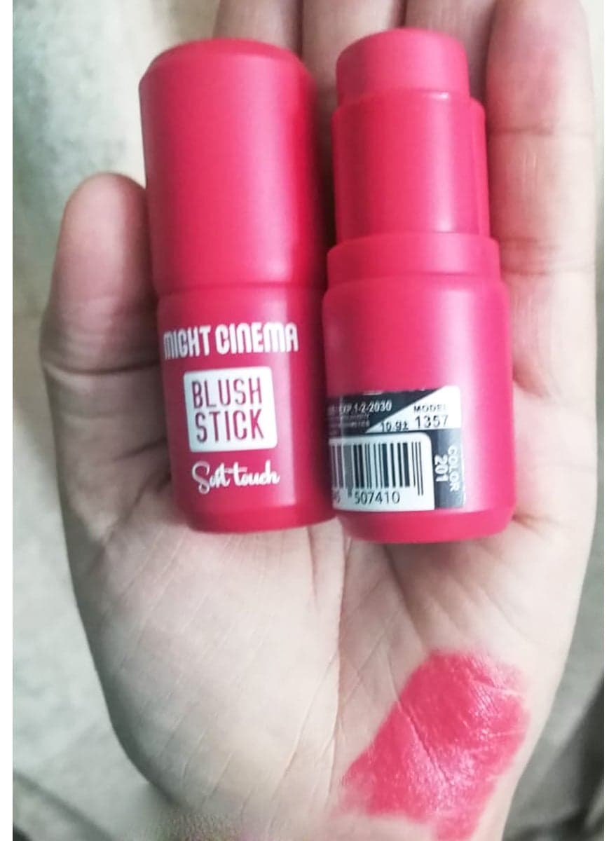 Matte stick blusher, soft on the skin, from Might Cinema-1357 -color 201 Blusher & Bronzer (٥)