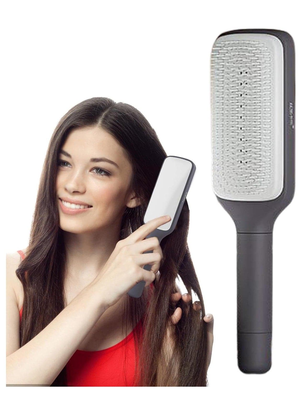 Self Cleaning Hair Brush, Organic No-Pull Hair Brush, Detangling Hair Brush with Rotating Design, Professional Detangling Brush for Wet and Dry Hair for Women and Men (Multi Color) (٥)