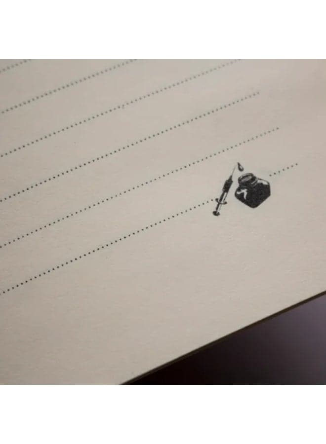 passport size Notebook & sketchbook, Faten Hamama Vintage design(Line paper) (2)