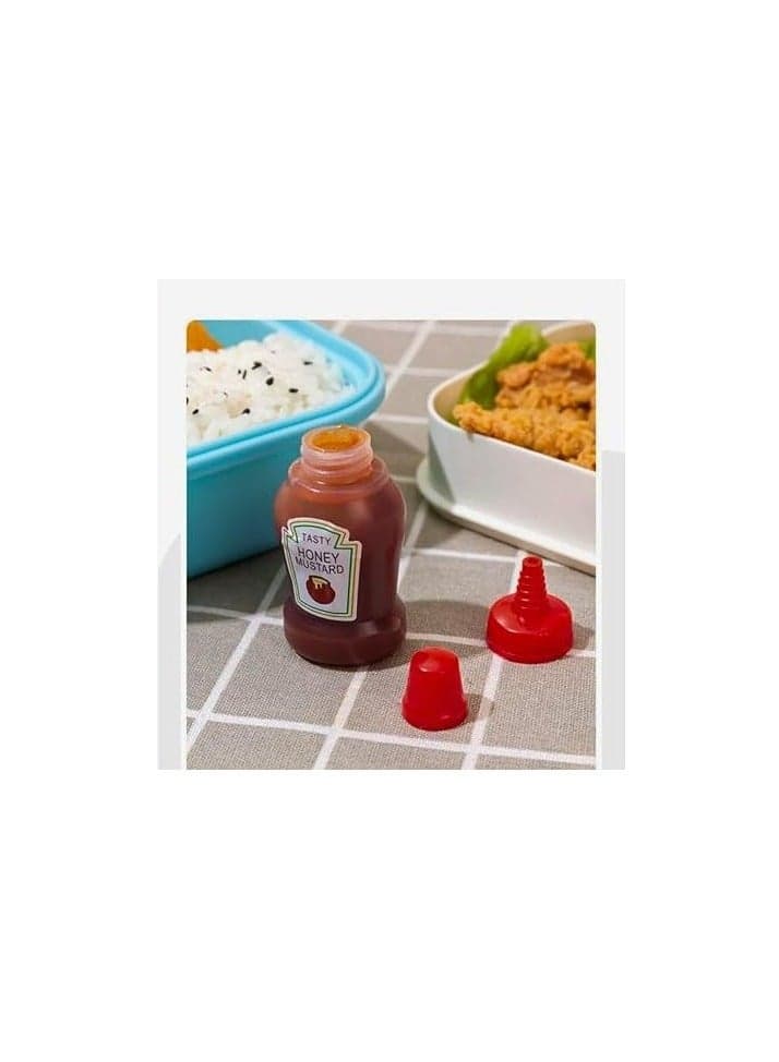 Set Of 2 Mini Portable 25ml Sauce Bottles Storage bottles (4)