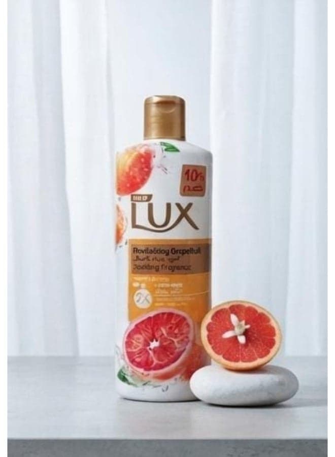 Lux Shower Gel Grapefruit & Vitamin C 500 ml + Loofah (Packaging may vary) (12)
