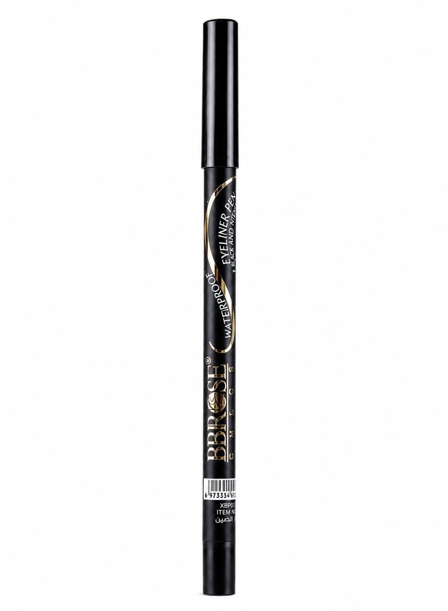 24h Waterproof Eyeliner Pencil, Black Coal Colour, Smudge Free - 1.5g