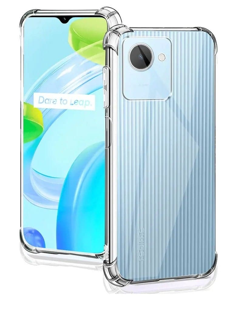 Back Cover Clear Case Transparent For Realme C30/C30s Soft Flexible Tpu Shockproof Camera Bump and Military Grade Drop Protection (2)