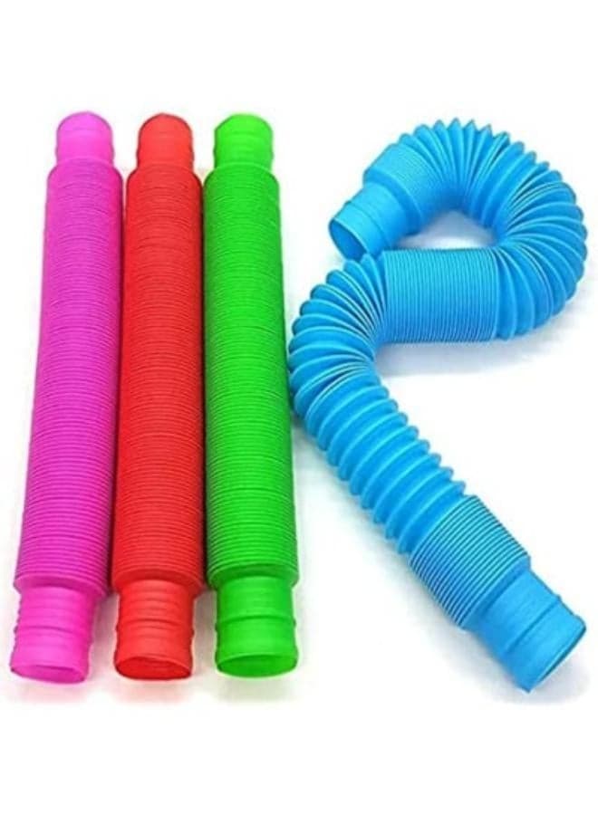 Fidget Pop Tubes (Multicolor) - 3 Pieces Pop It