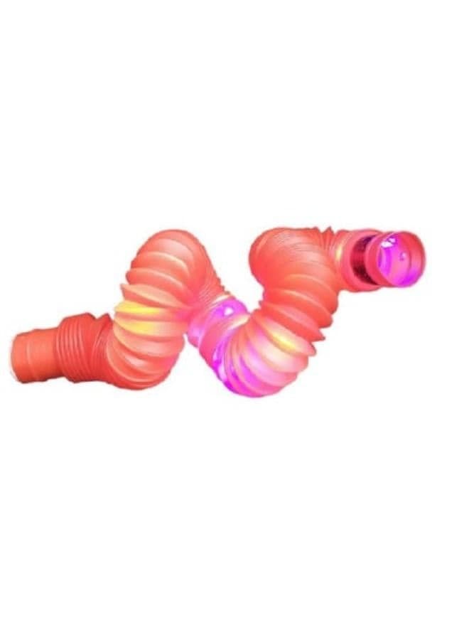 1PCS Light Up Pop Tubes Fidget Toys Party Favors Birthday Party Supplies Glow in The Dark Party Tubes Sensory Toy for Kids Jigsaw Puzzles