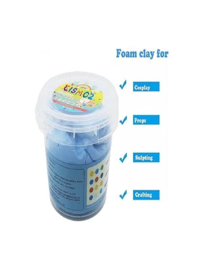 150g Super Light Clay for Kids, Soft Handmade Colorful Clay, Educational and Learning Toys for Kids (Light Blue) Clay & Dough (٣)