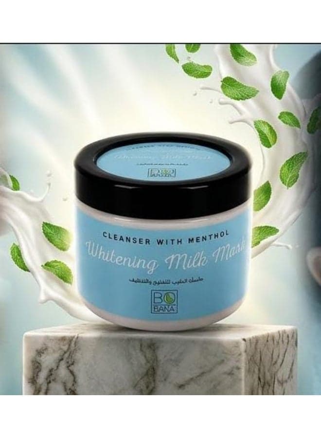 Bobana Whitening Milk Mask With Menthol 250 Gm (packaging may vary) Skin Care Masks (١٢)
