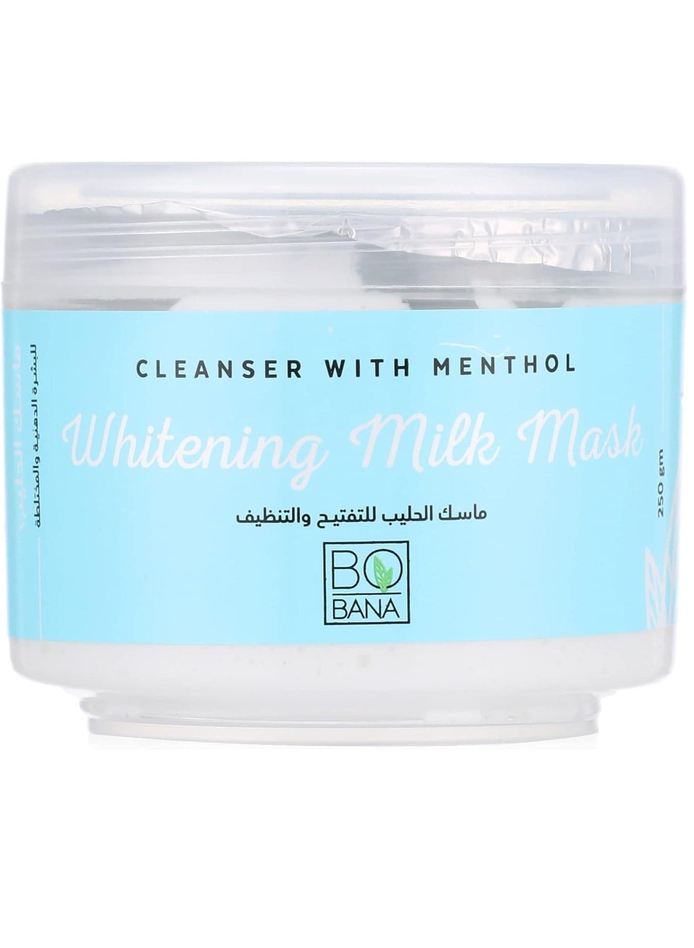 Bobana Whitening Milk Mask With Menthol 250 Gm (packaging may vary) Skin Care Masks (٣)