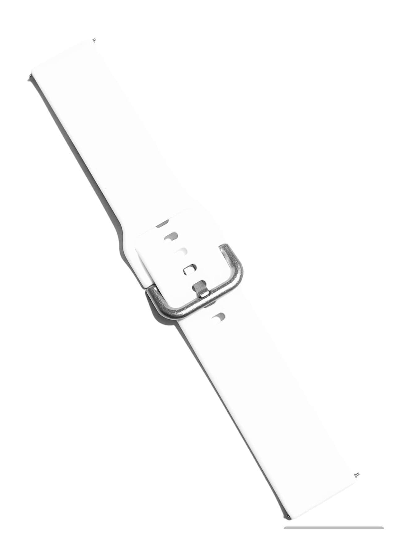 Replacement Silicone Strap 22mm For Oraimo Tempo W 3 OSW22N- Smart WatchSport - White (3)