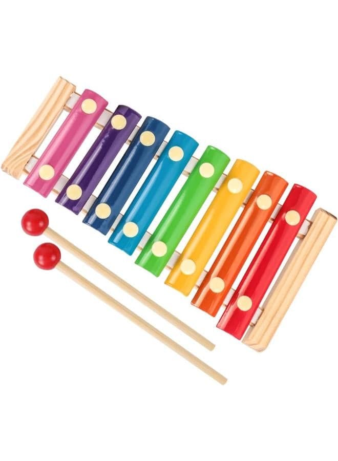 Tvoip wooden xylophone toys musical creative wooden instruments 8 notes xilofono children baby musical toys development