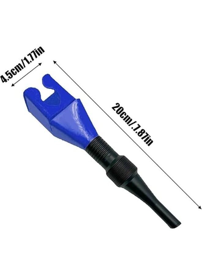 Flexible Extendable Funnel with Bendable Hose for Pouring Liquids and Materials Car Body Parts (٢)
