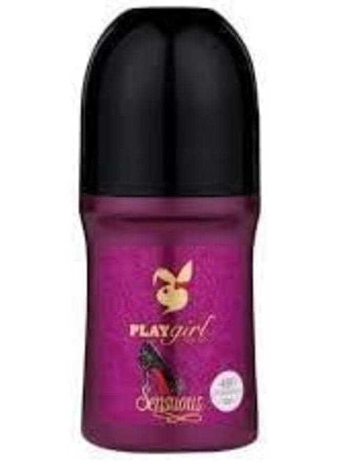 Playgirl Sensuous Roll-On Deodorant 50ml Deodorants & Antiperspirants