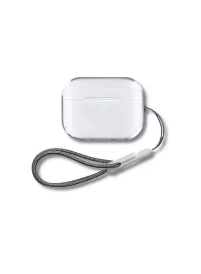 Case For AirPods Pro 2Gen 2022 Clear Protective Cover Transparent Key Chain Strap Protection Wireless Charging fubanda